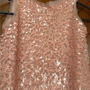 GAP Shimmering Blush Sequin Dress
